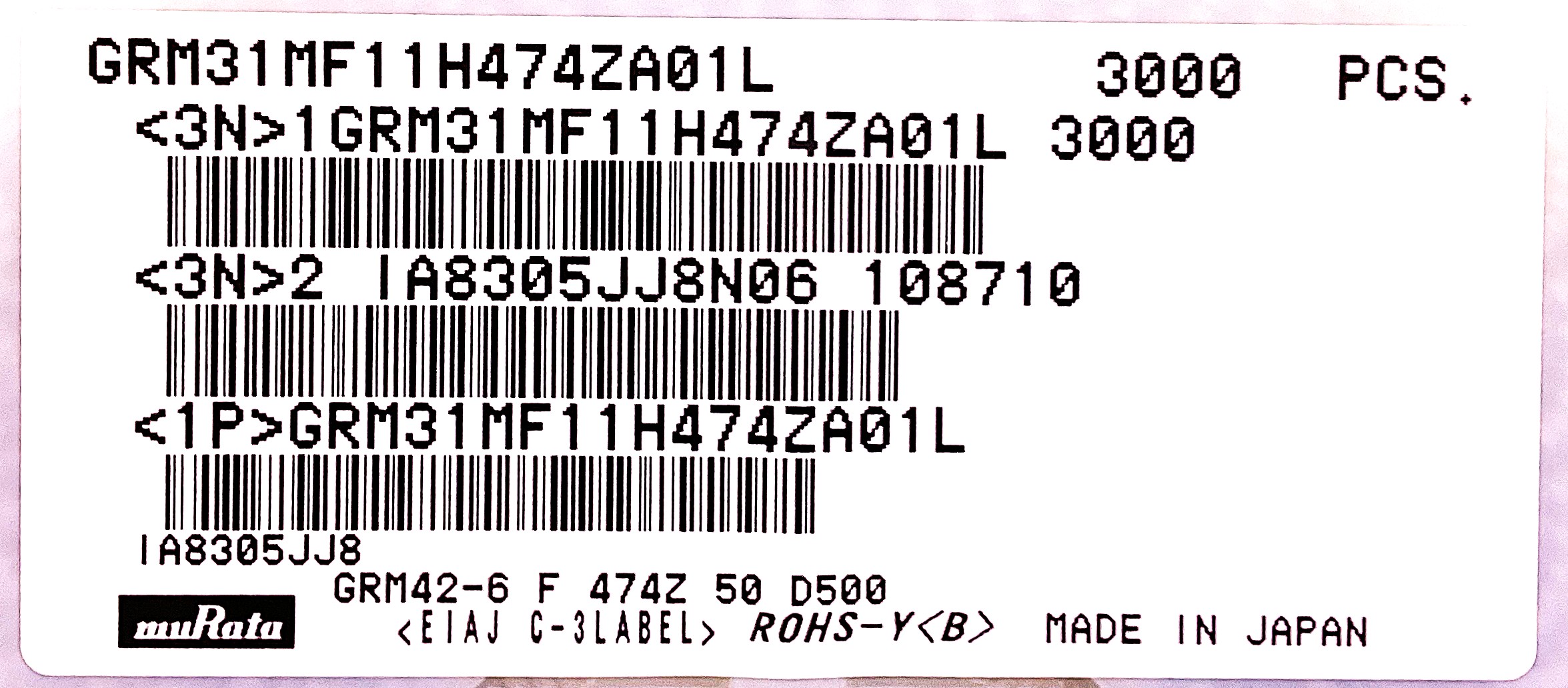 GRM31MF11H474ZA01L