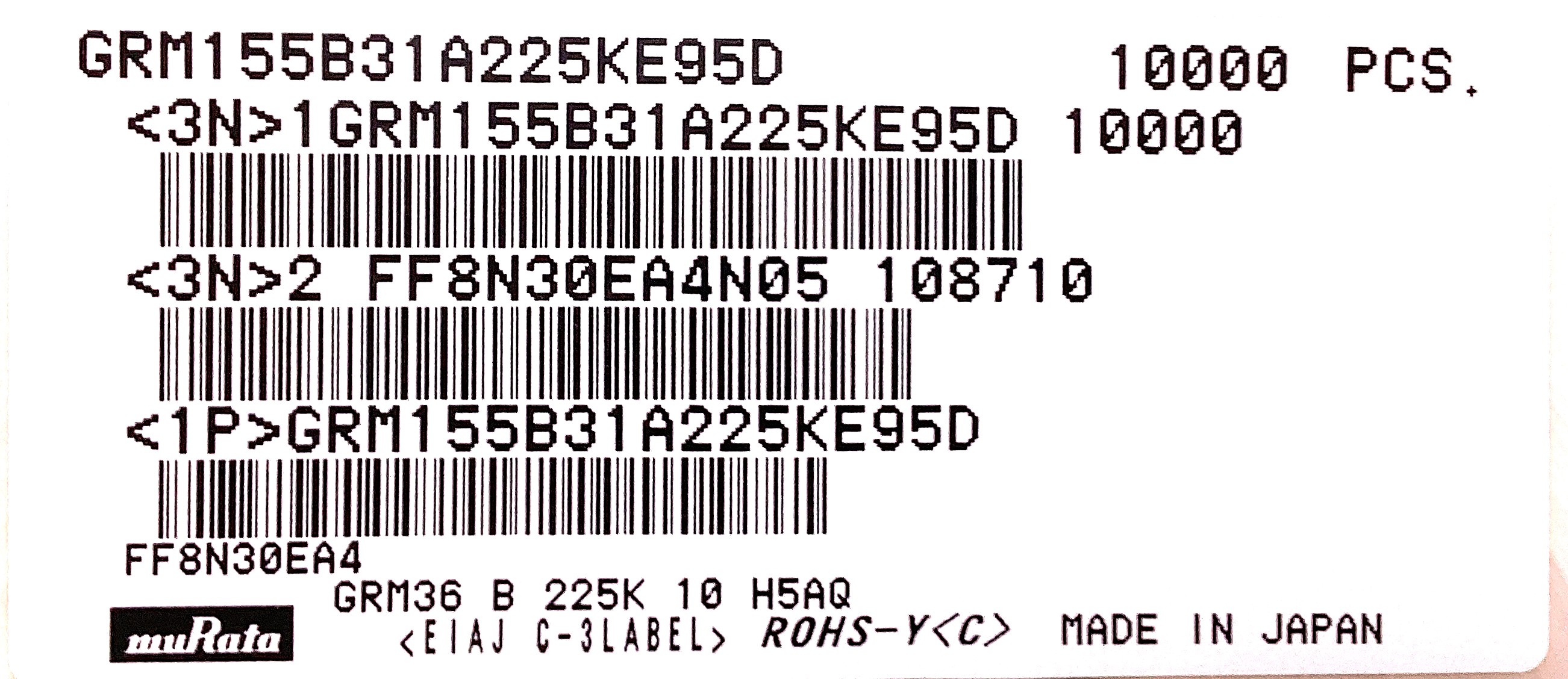 GRM1555B31A225KE95D