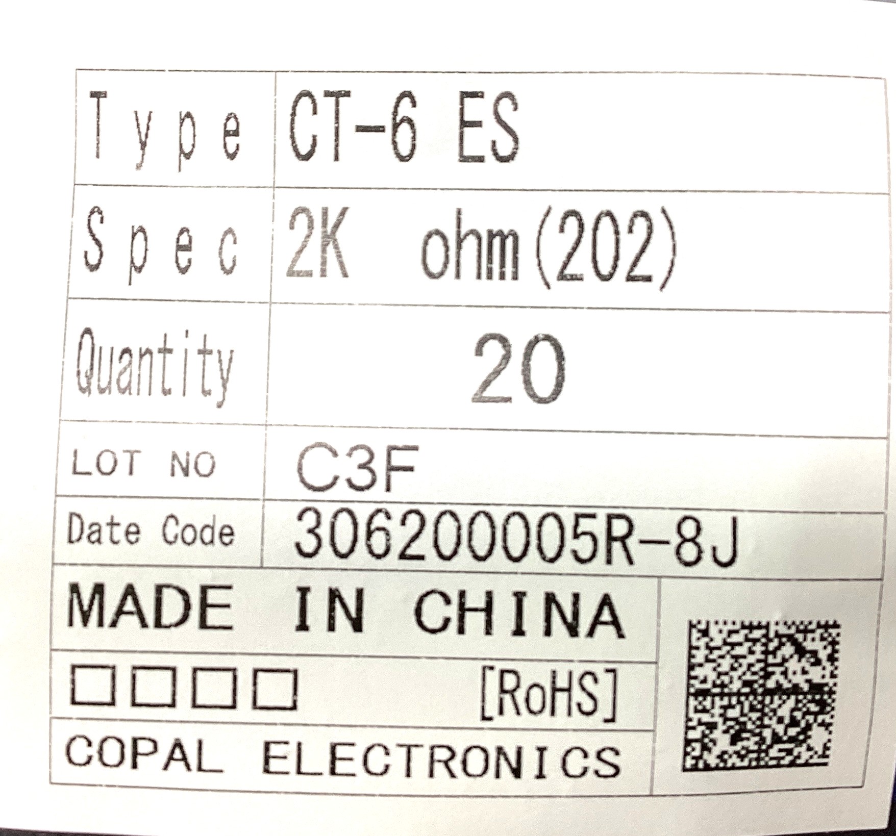 CT-6ES2K OHM(202)