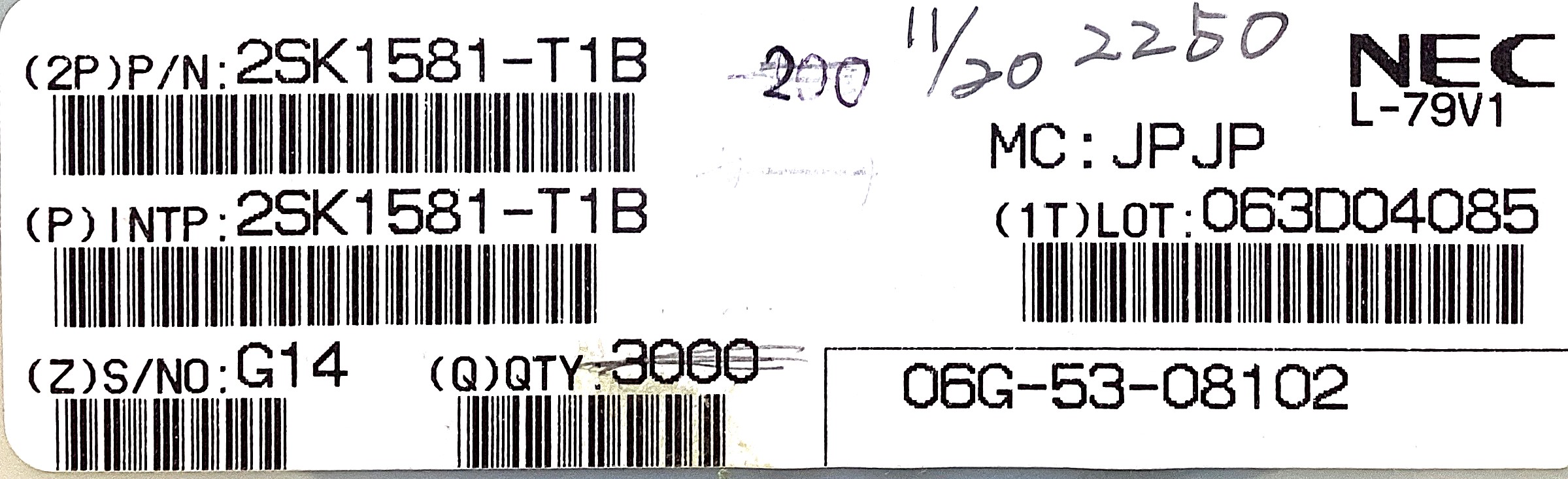 2SK1581-T1B/G14