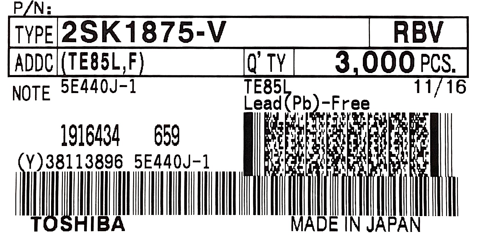 2SK1875VTE85LF