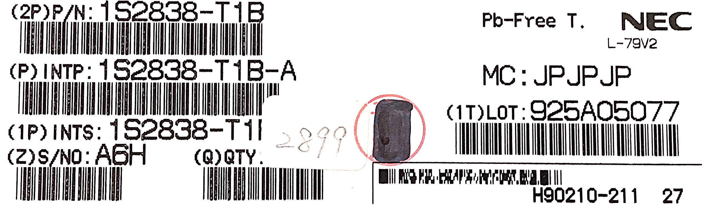1S2838-T1B-A