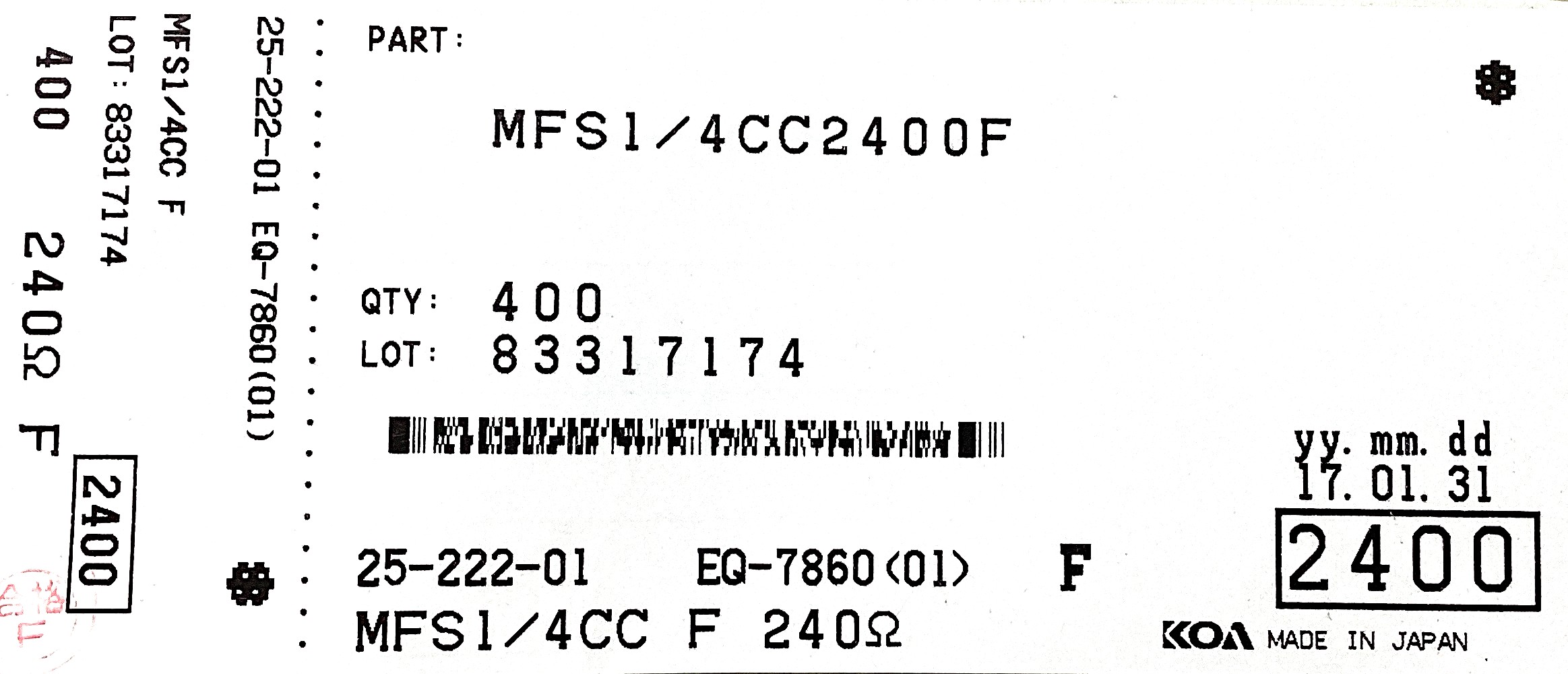 MFS1/4CC2400F