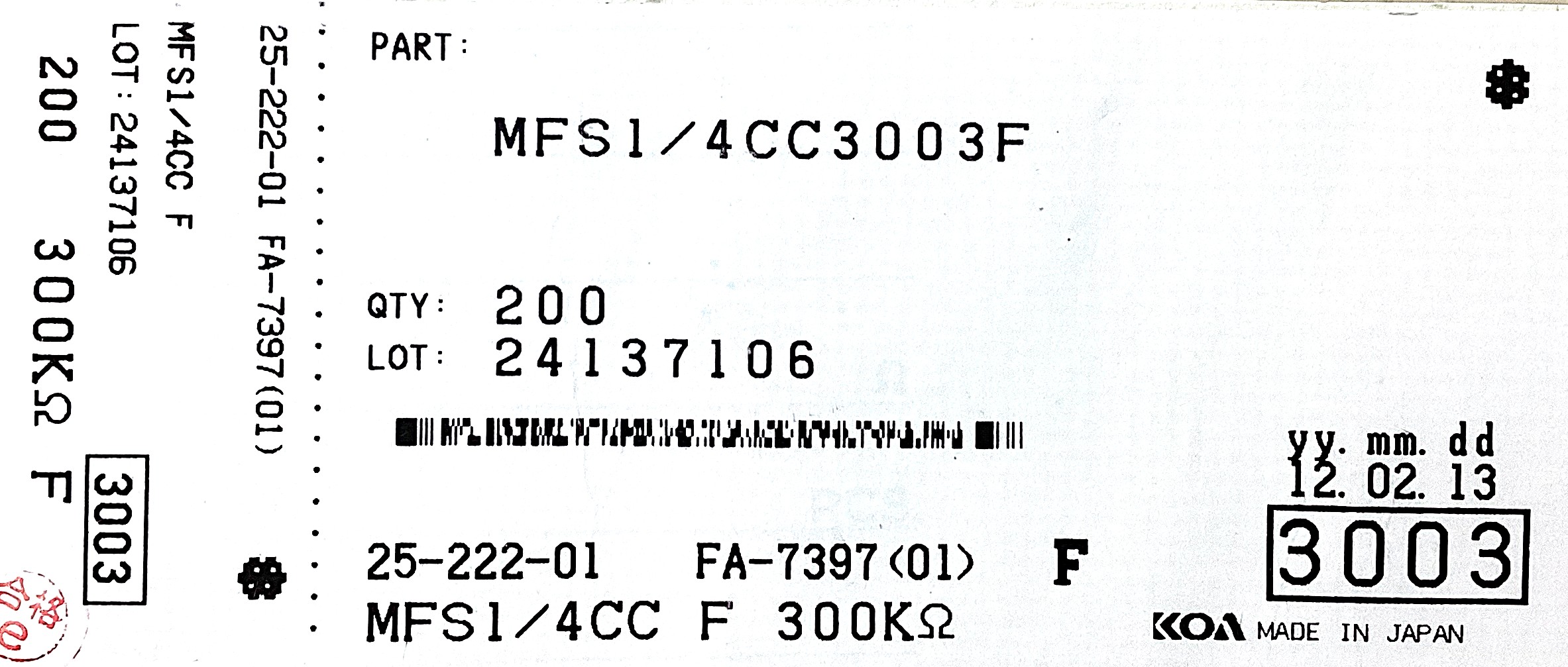 MFS1/4CC3003F