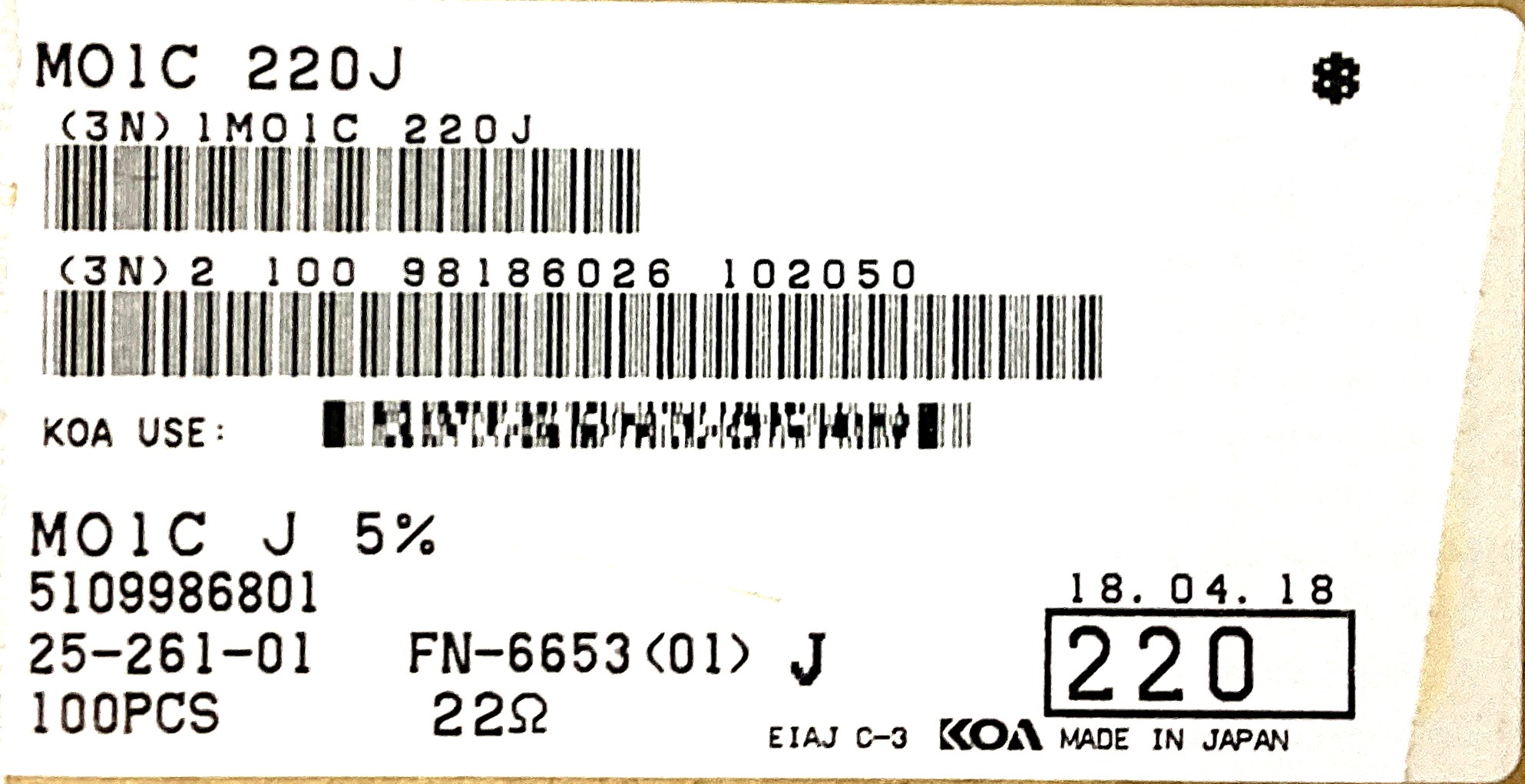 MO1C220J