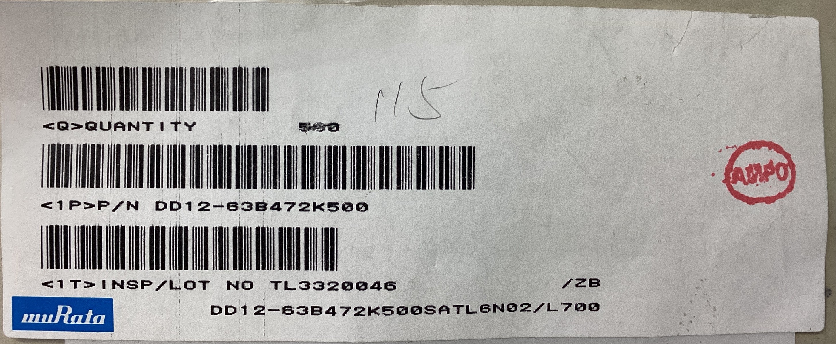 DD12-63B472K500