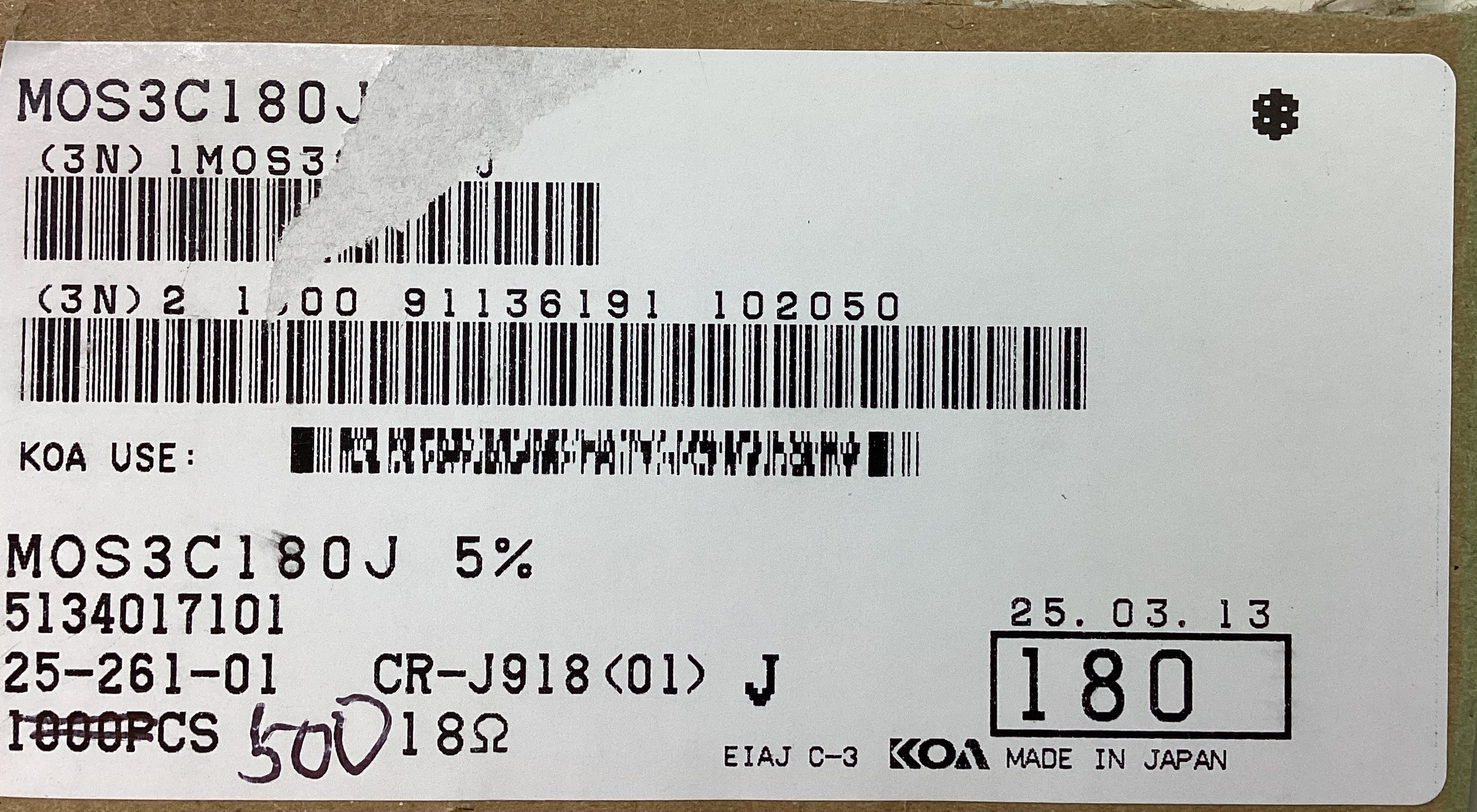 MOS3C180J
