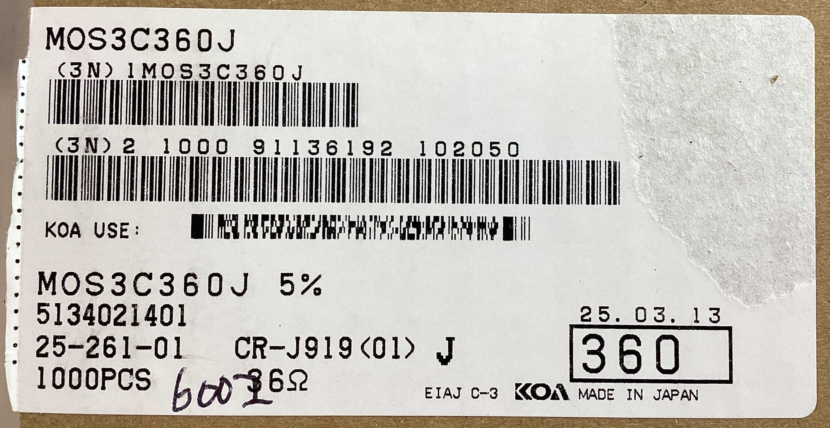 MOS3C360J
