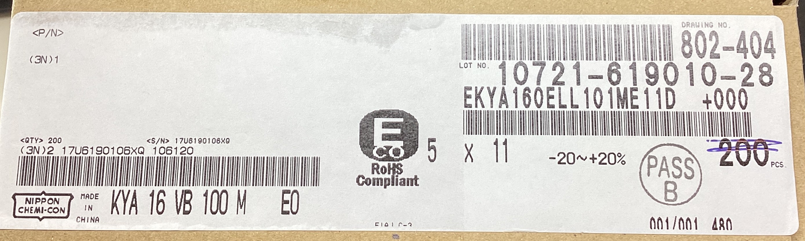 EKYA160ELL101ME11D
