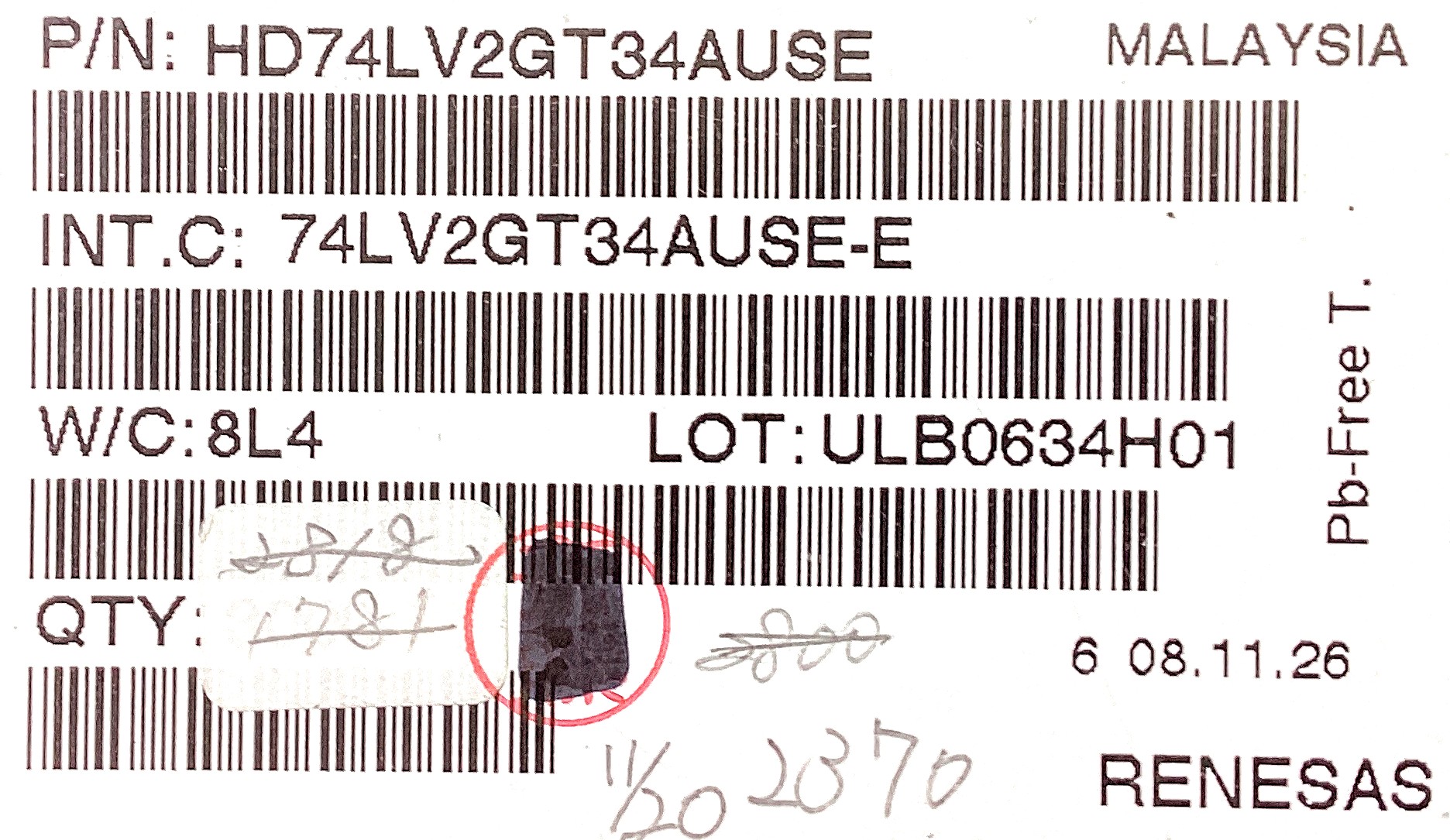 HD74LV2GT34AUSE