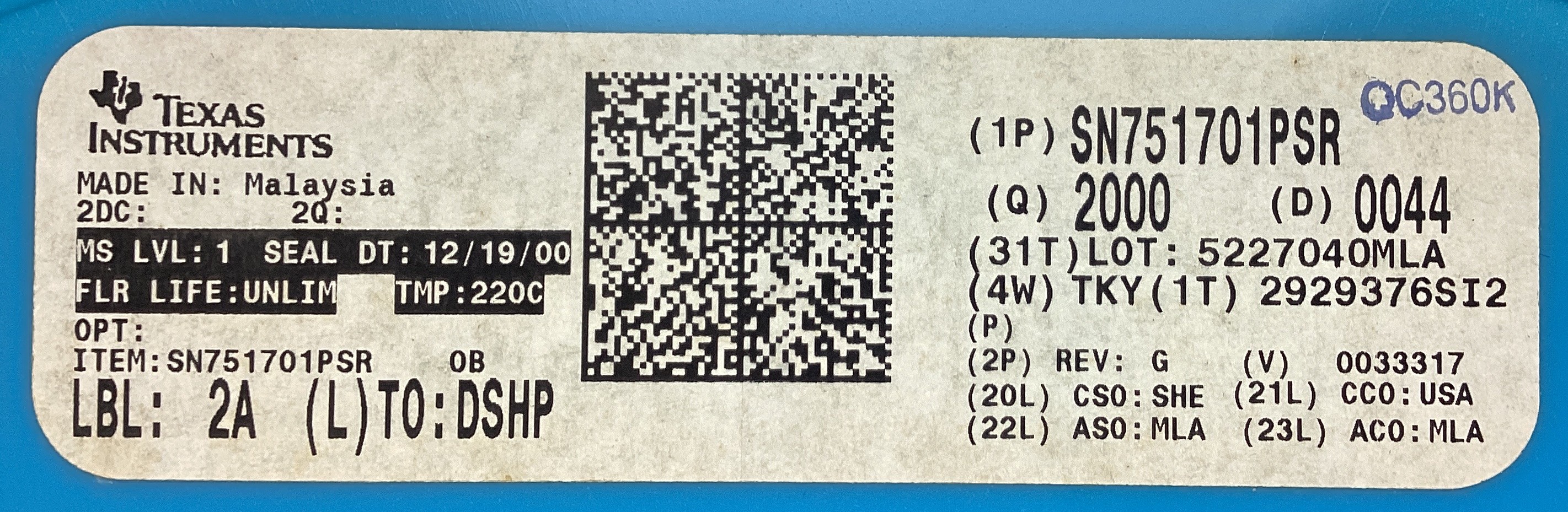 SN751701PSR