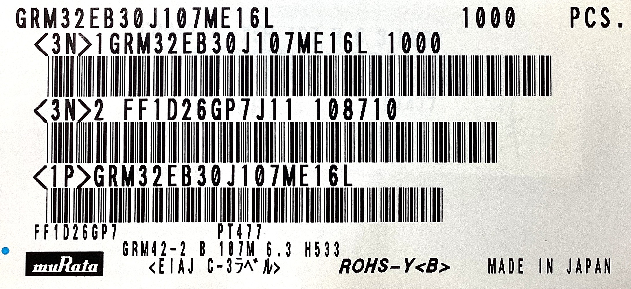 GRM32EB30J107ME16L