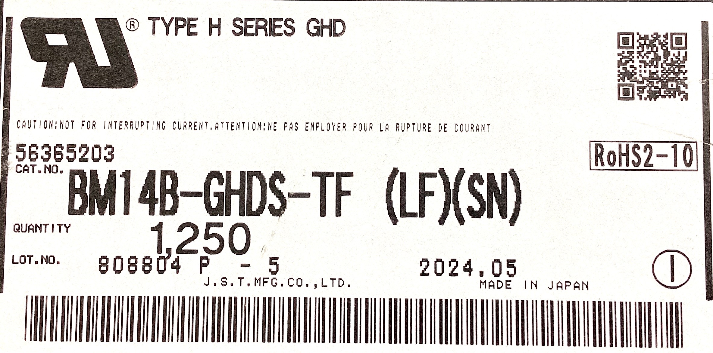 BM14B-GHDS-TF(LF)(SN)