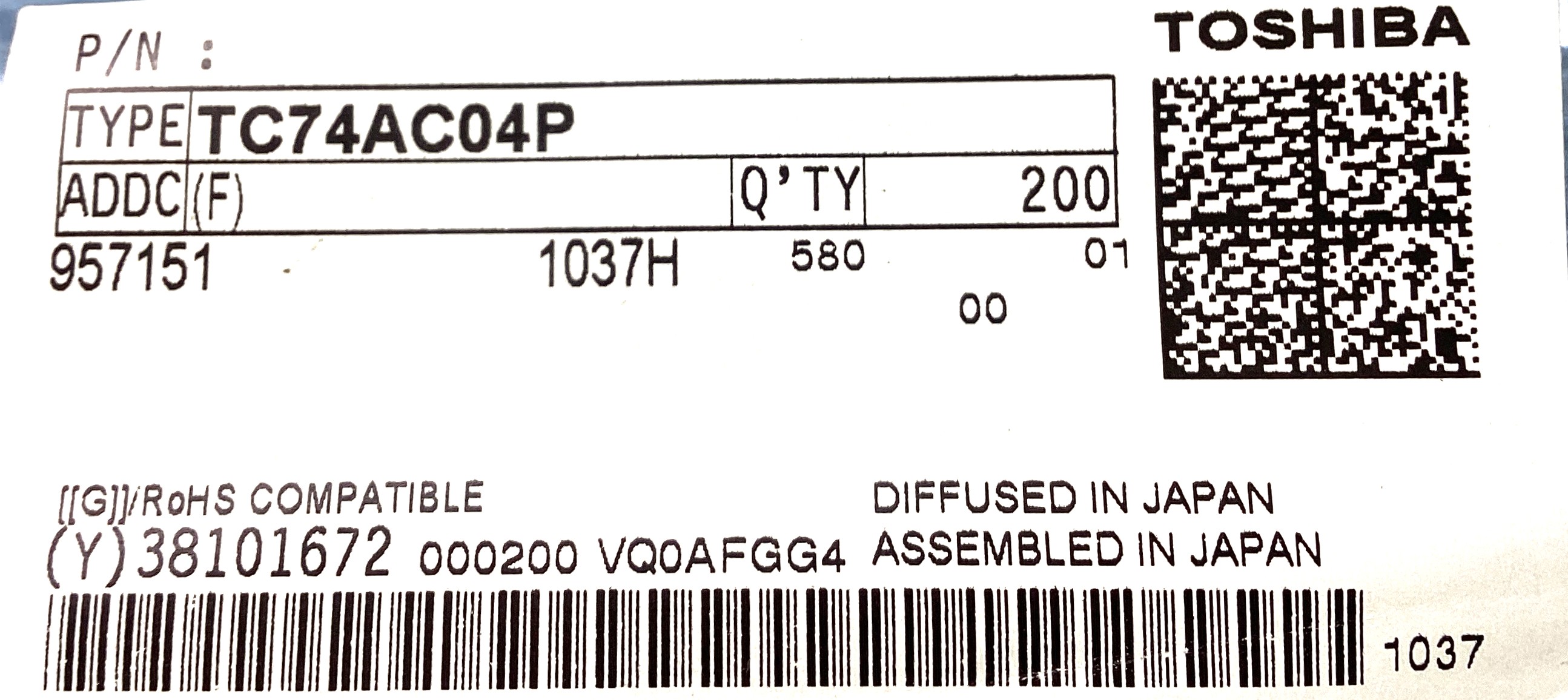 TC74AC04P(F)