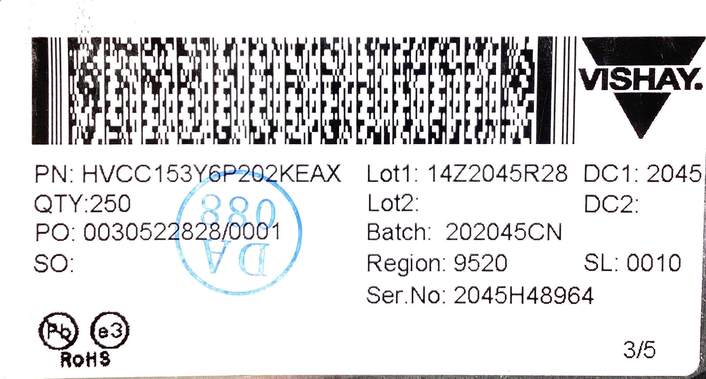 HVCC153Y6P202KEAX