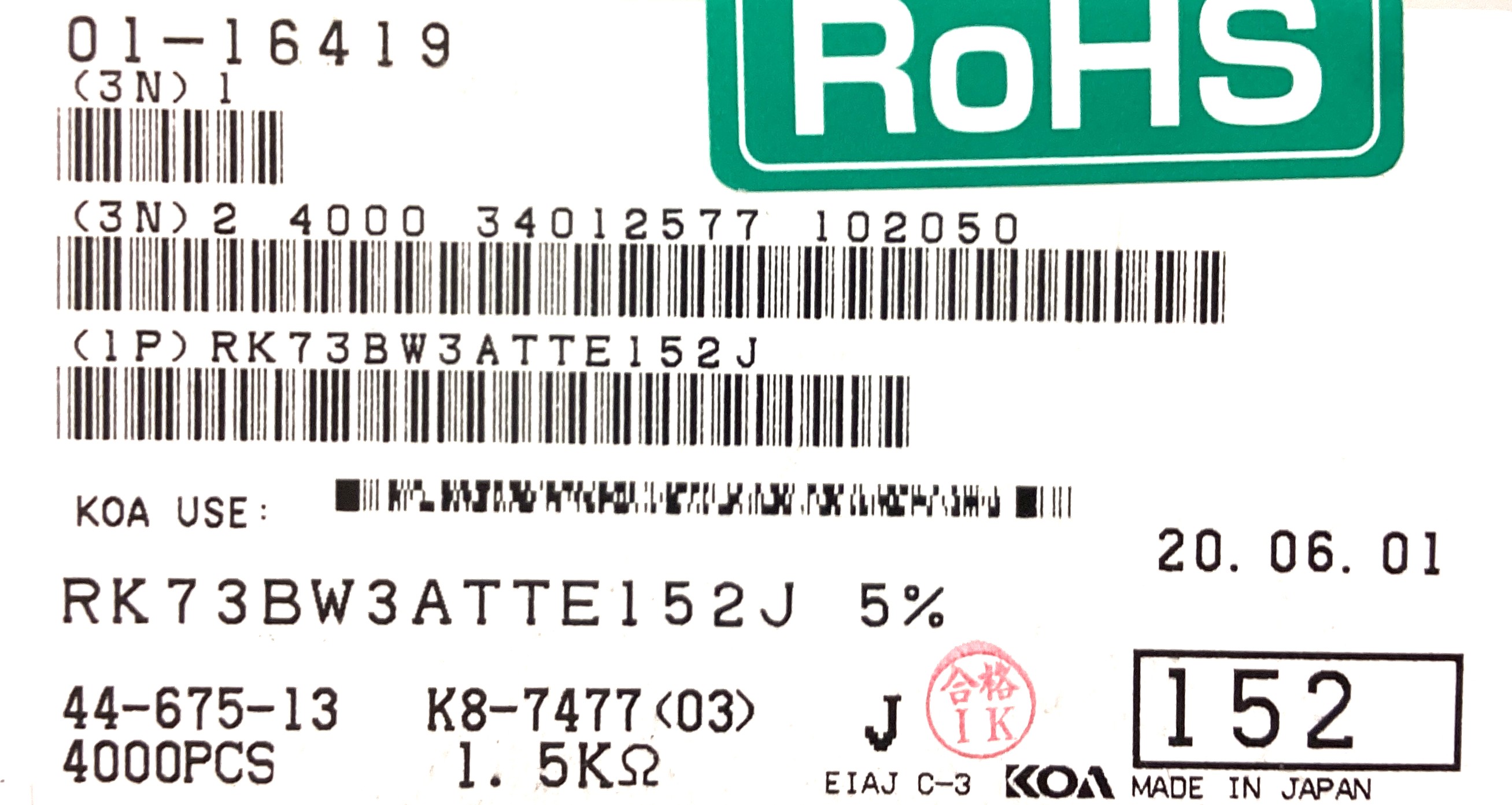 RK73BW3ATTE152J