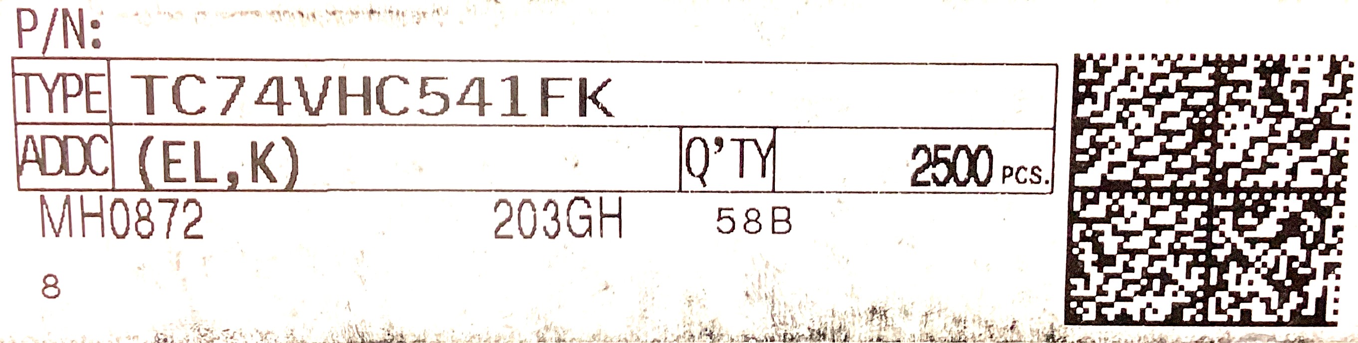 TC74VHC541FK(EL,K)