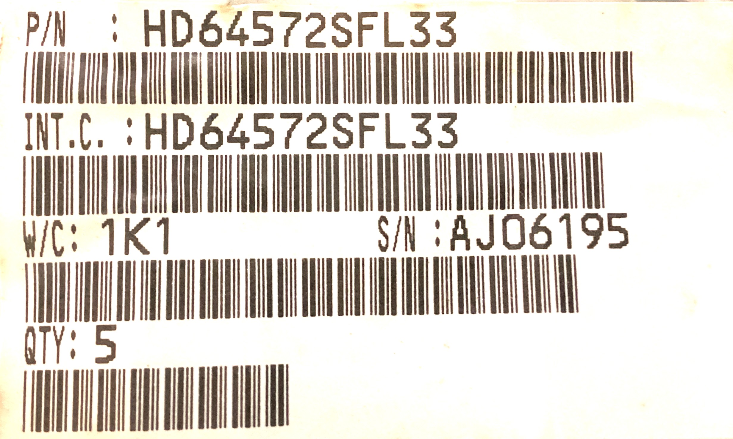 HD64572SFL33