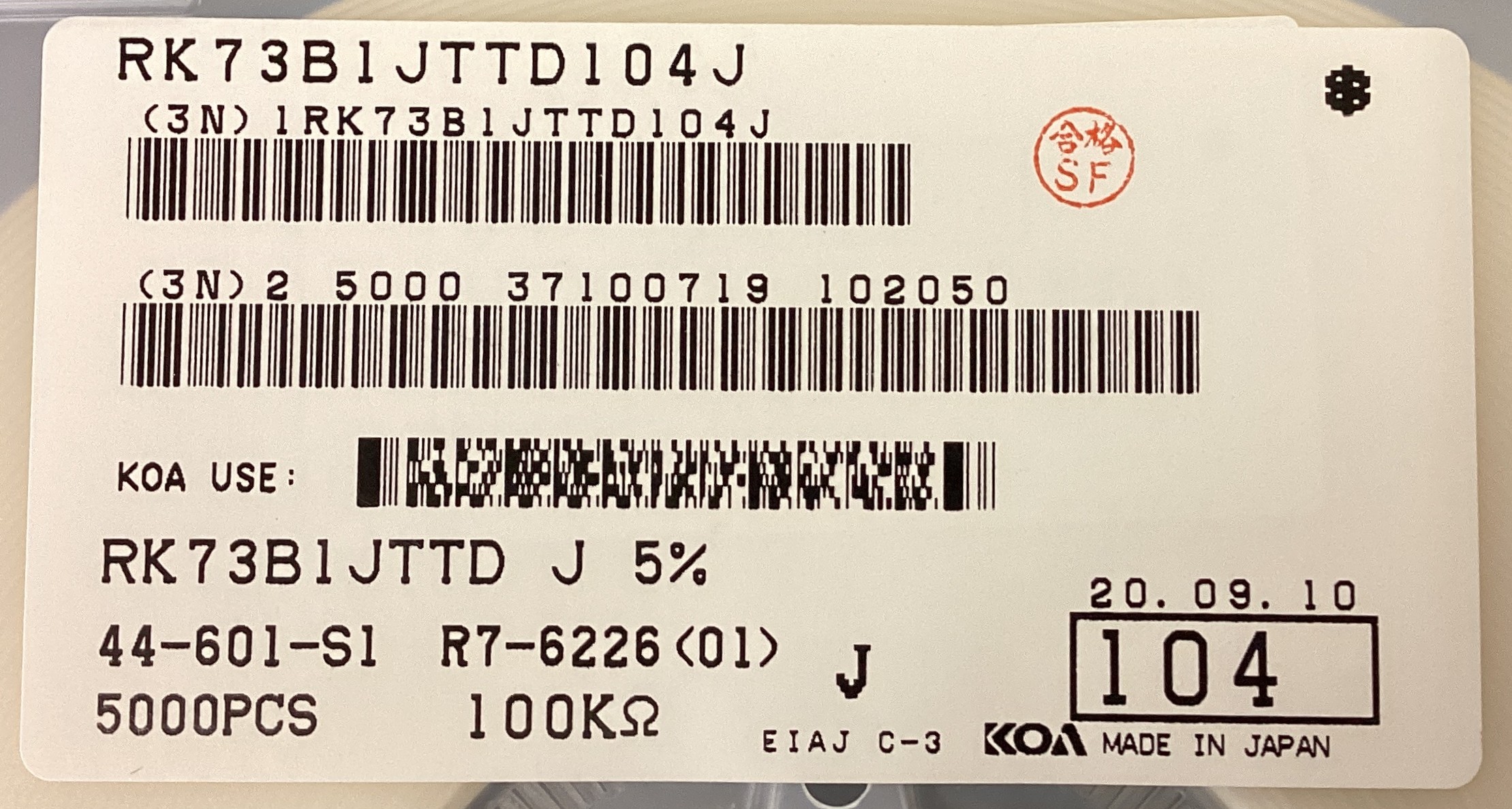 RK73B1JTTD104J