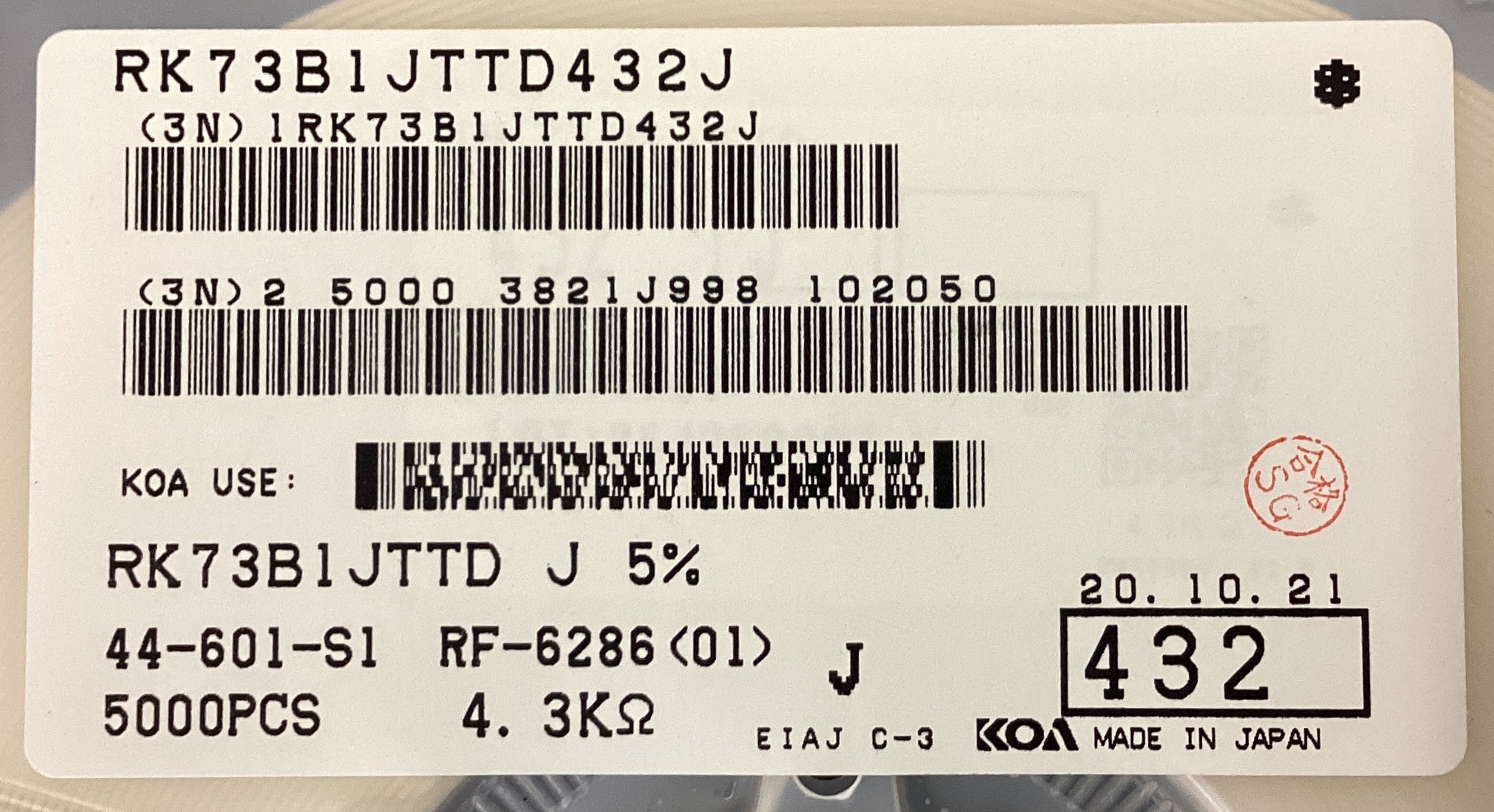 RK73B1JTTD432J