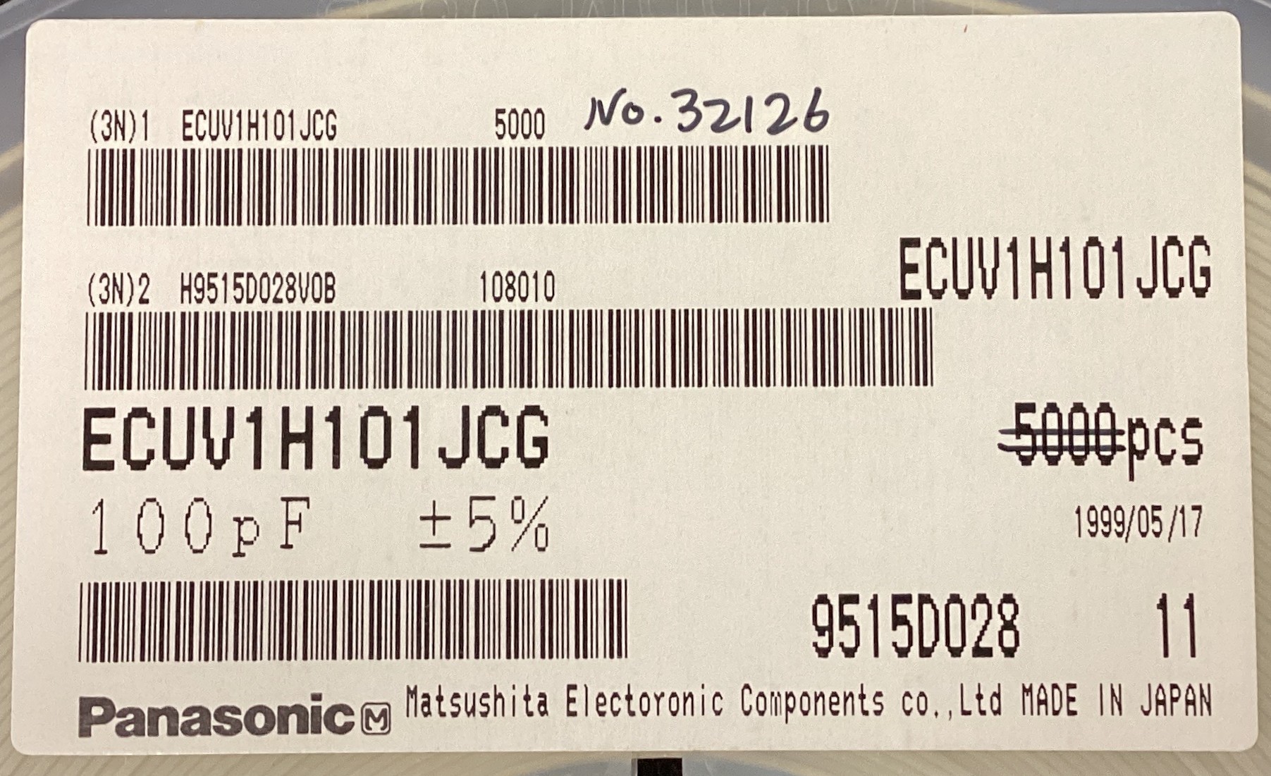 ECUV1H101JCG