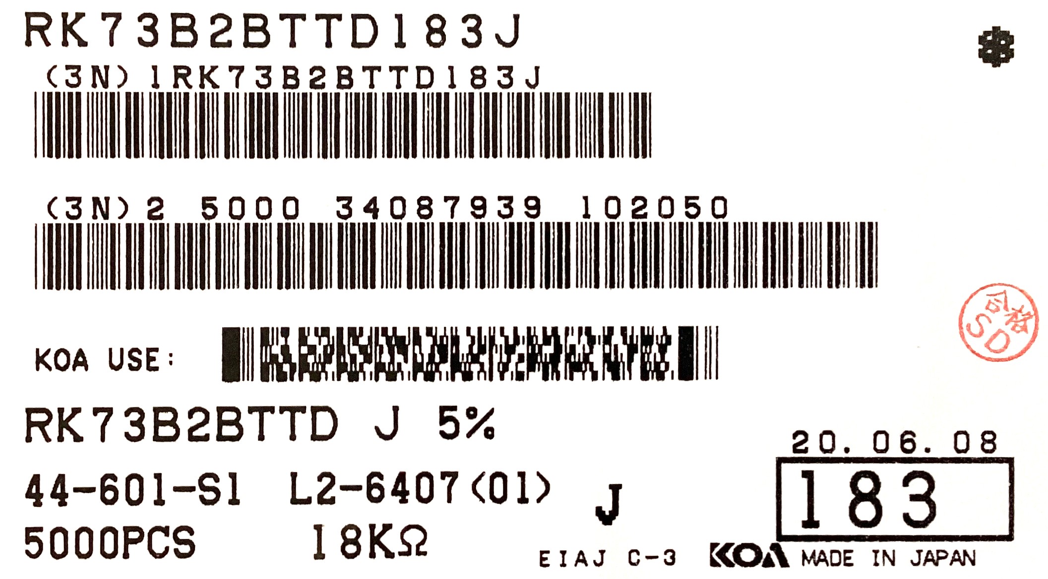 RK73B2BTTD183J