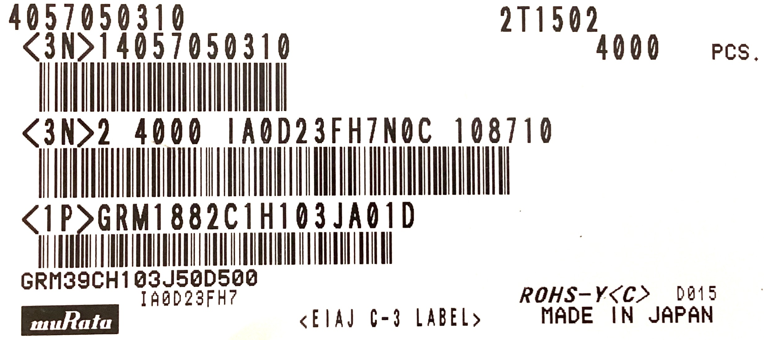 GRM1882C1H103JA01D