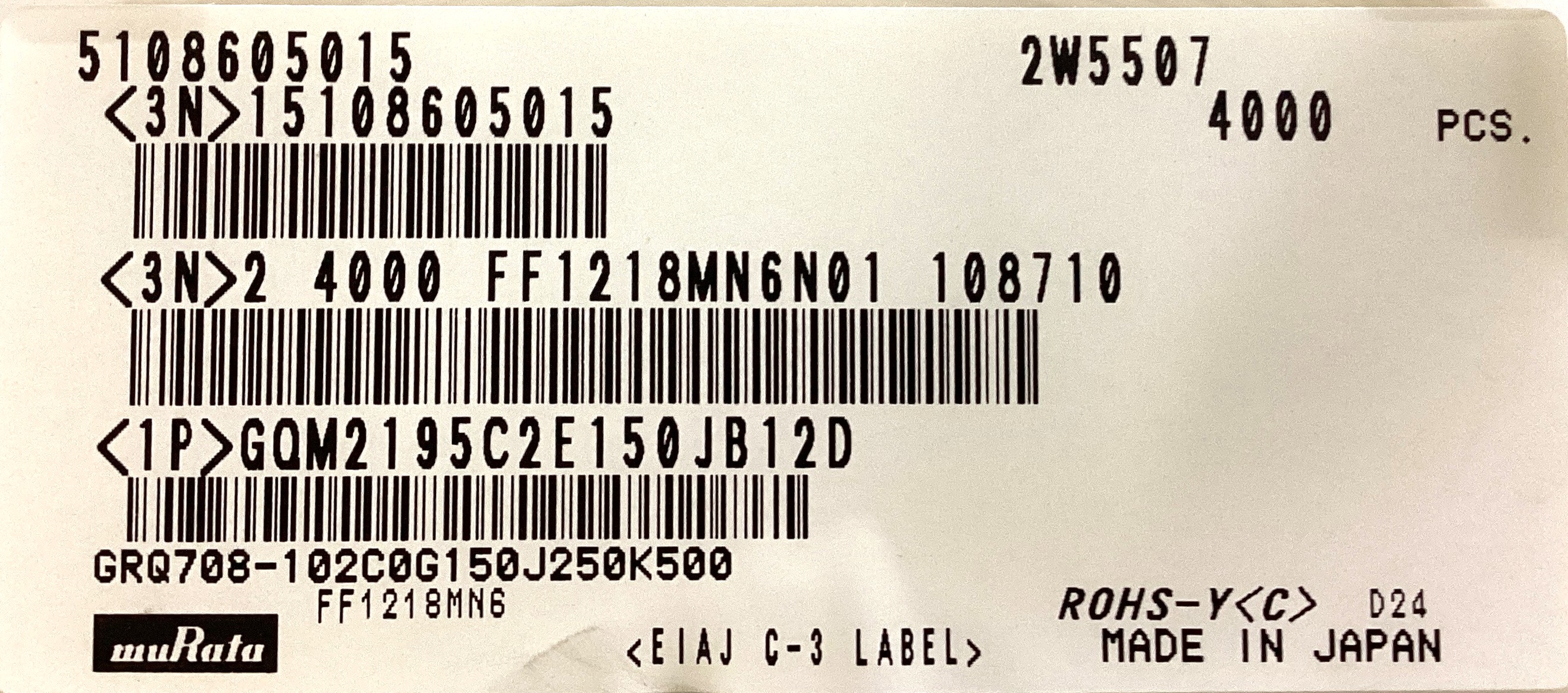 GQM2195C2E150JB12D