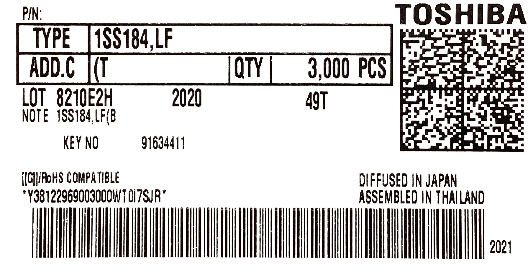 1SS184,LF(T