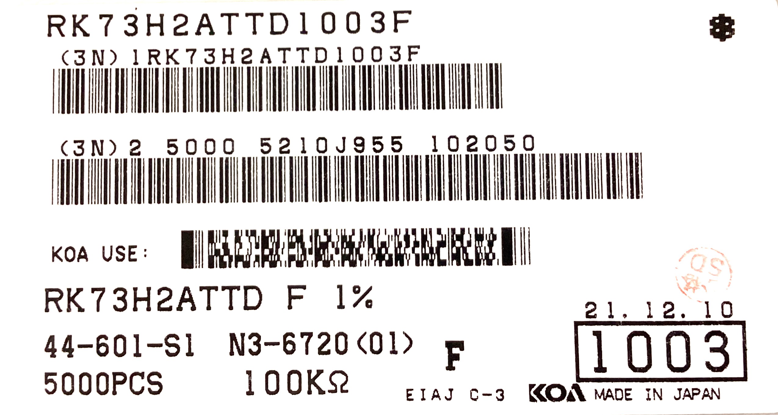 RK73H2ATTD1003F