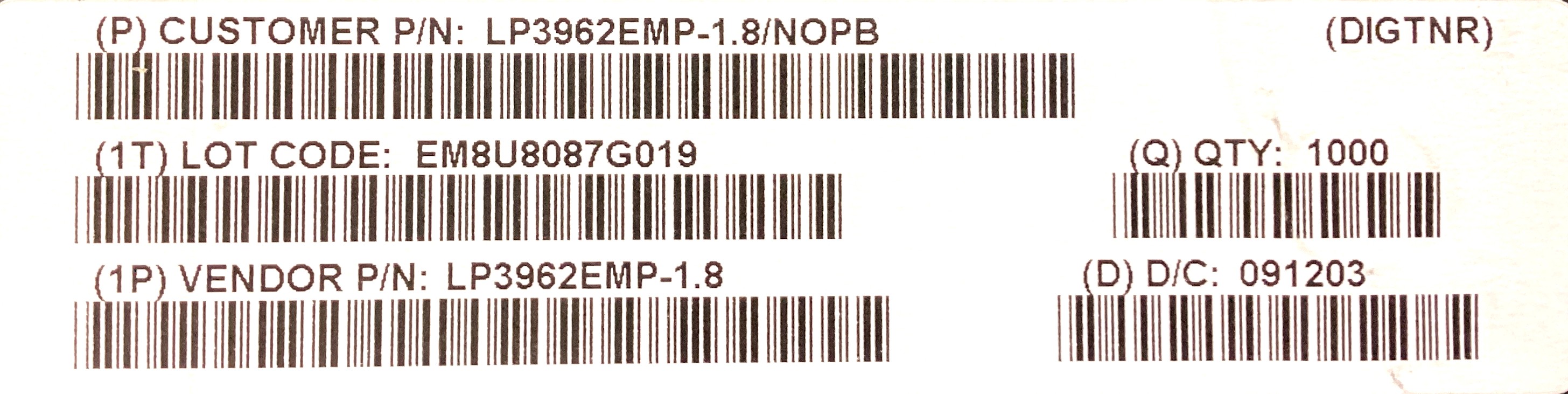 LP3962EMP-1.8/NOPB