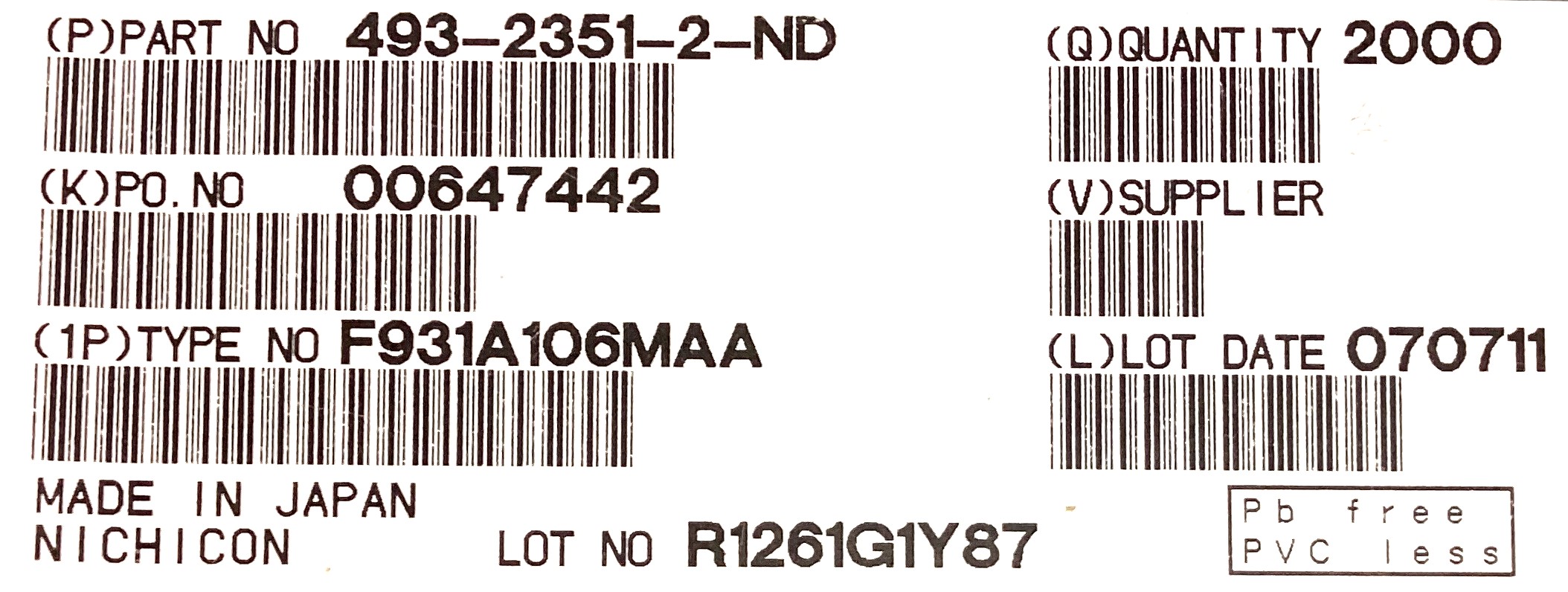 F931A106MAA