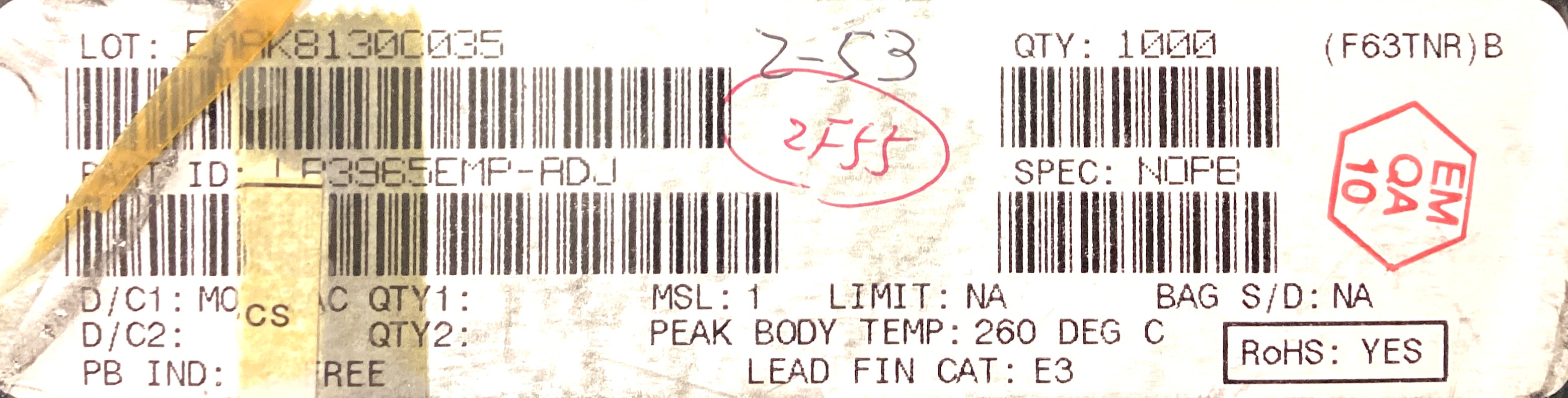LP3965EMP-ADJ/NOPB