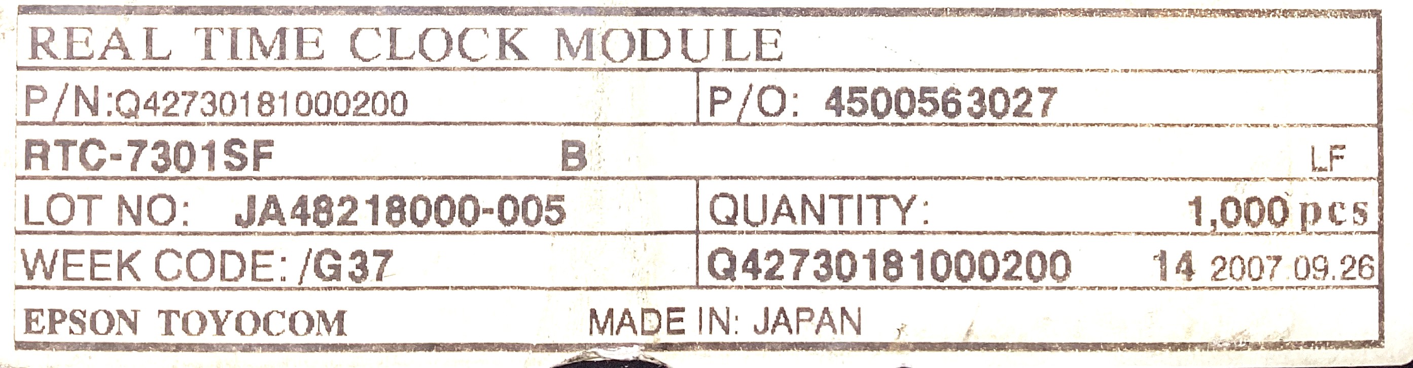 RTC-7301SFB