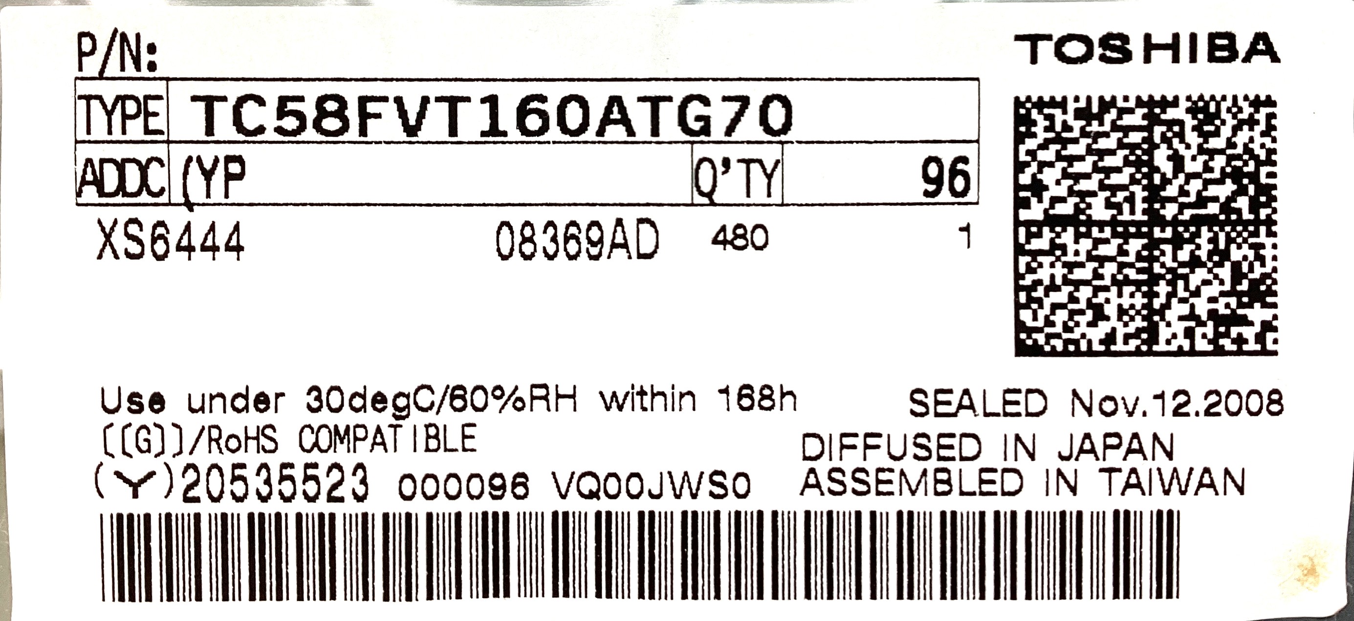 TC58FVT160ATG70