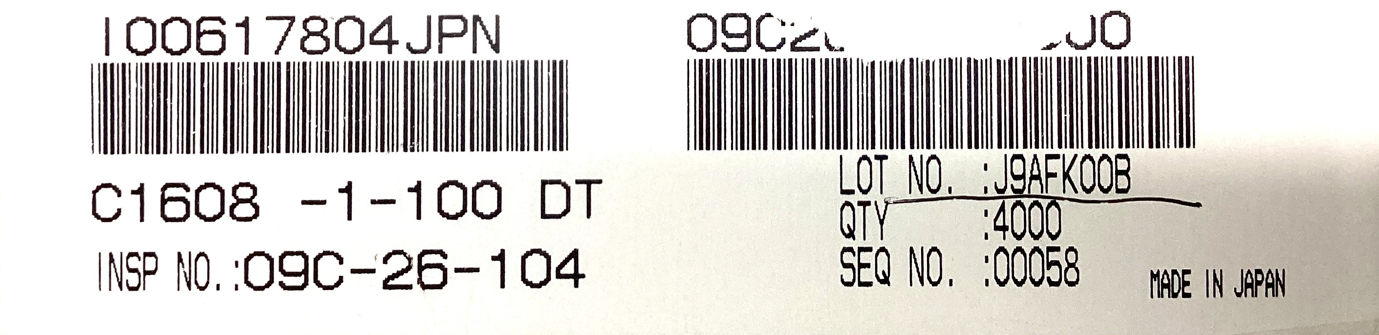 C1608CH1H100DT