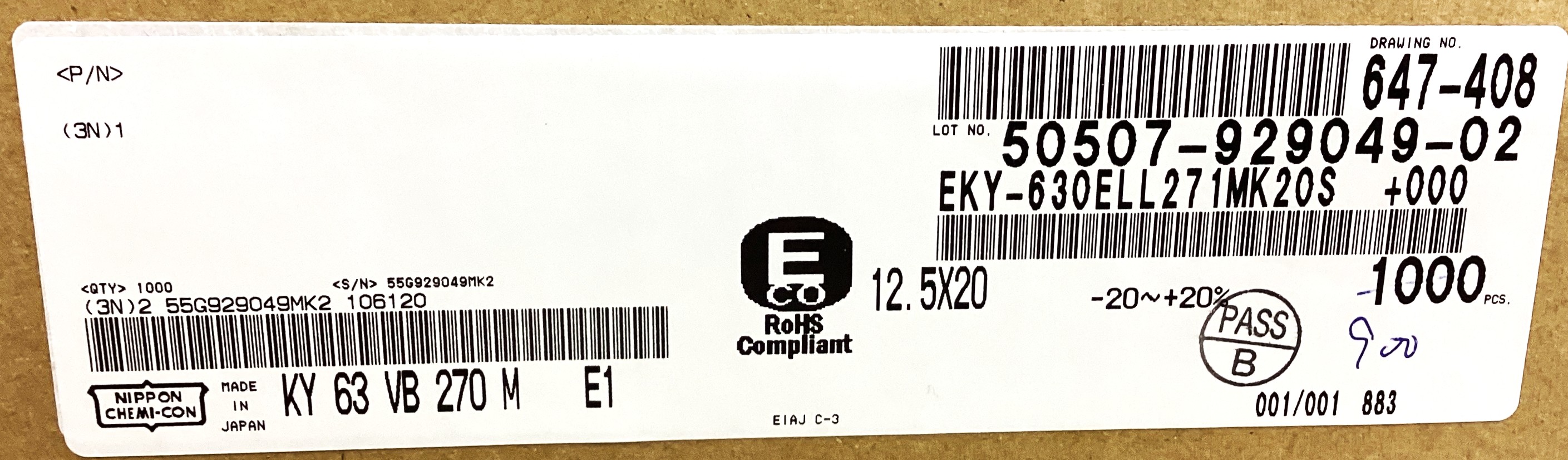 EKY-630ELL271MK20S