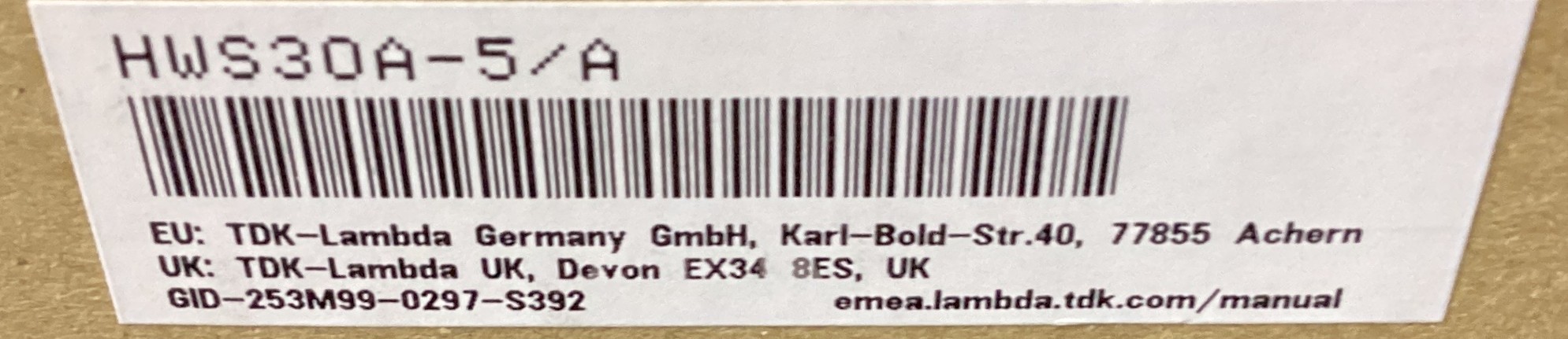 HWS30A-5/A