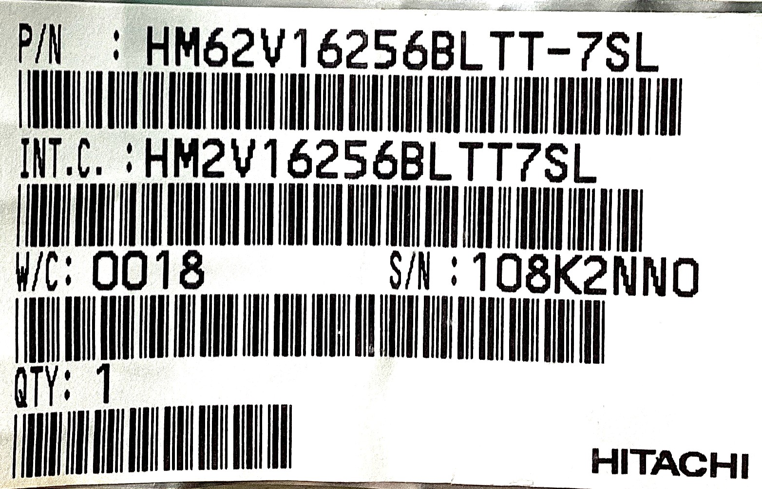 HM62V16256BLTT-7SL