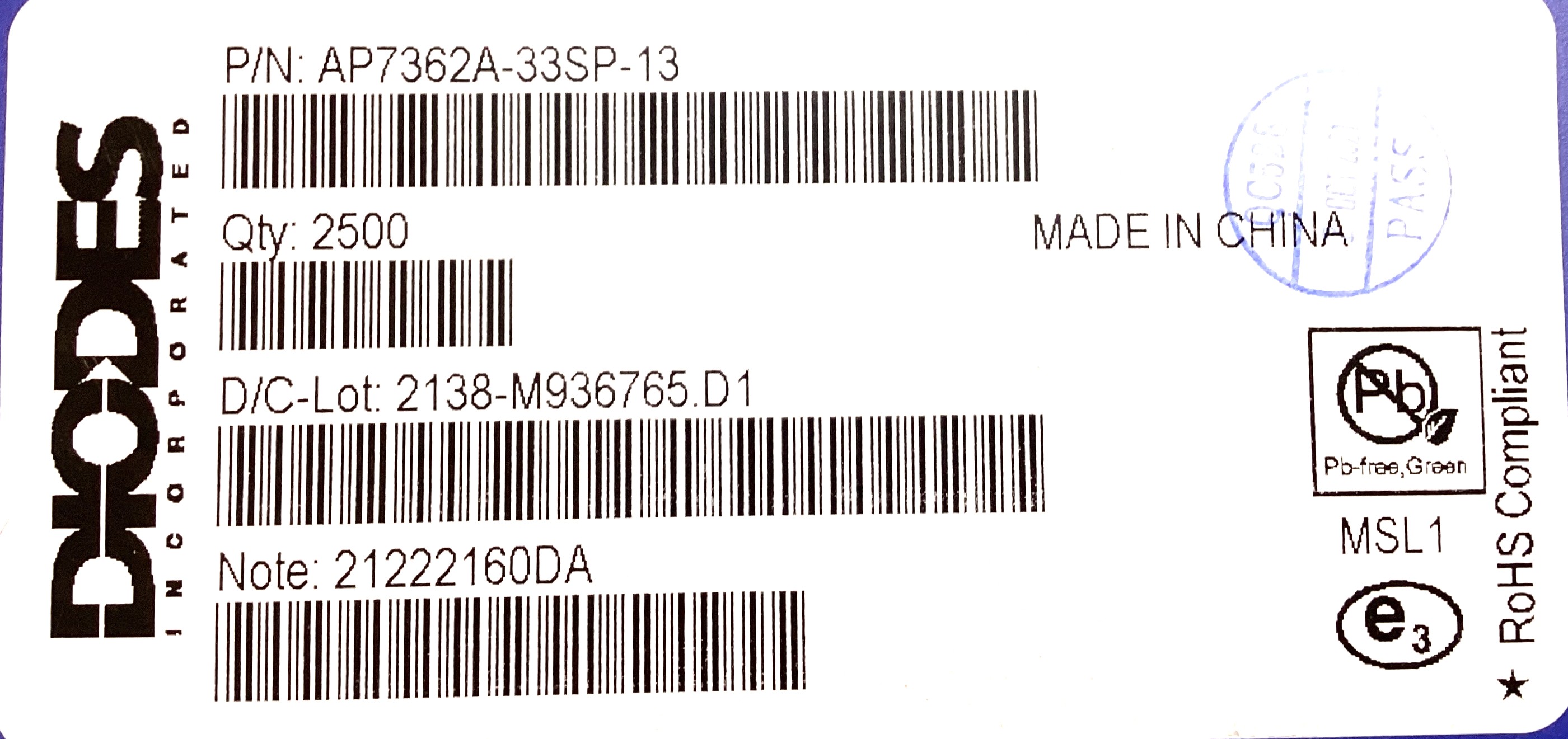AP7362A-33SP-13