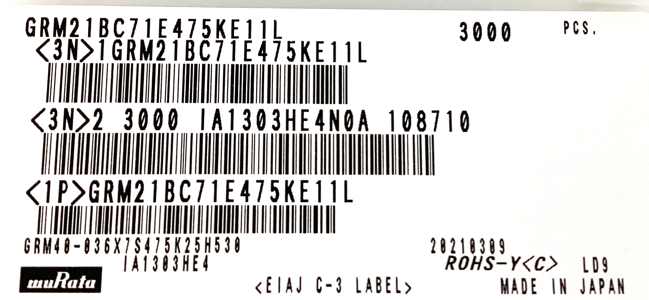 GRM21BC71E475KE11L