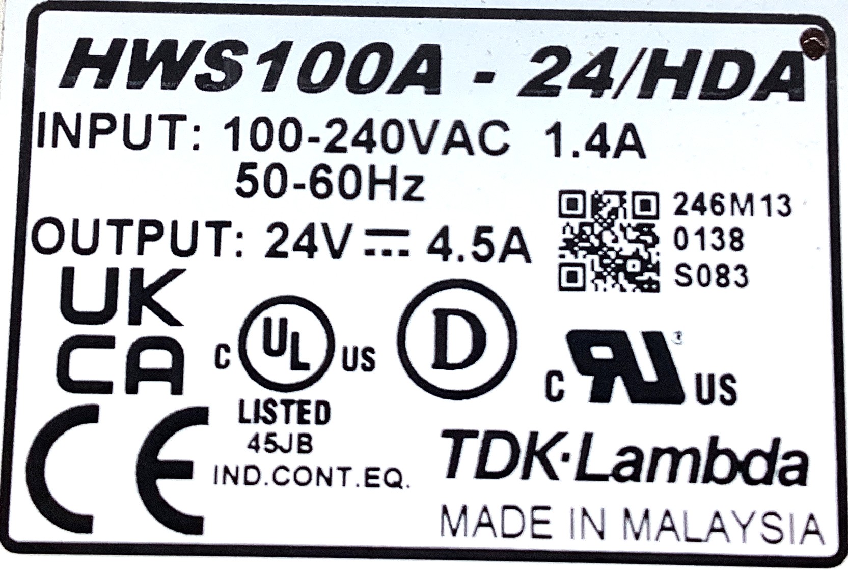 HWS100A-24/HDA