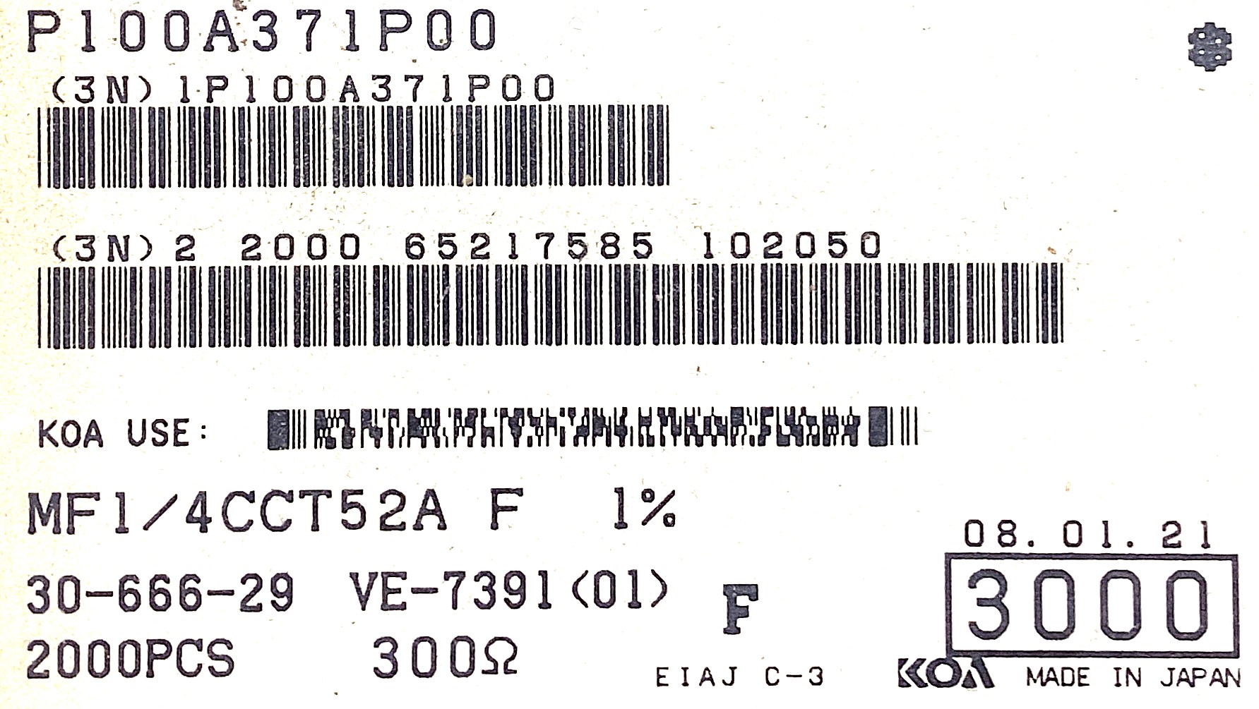 MF1/4CCT52A3000F