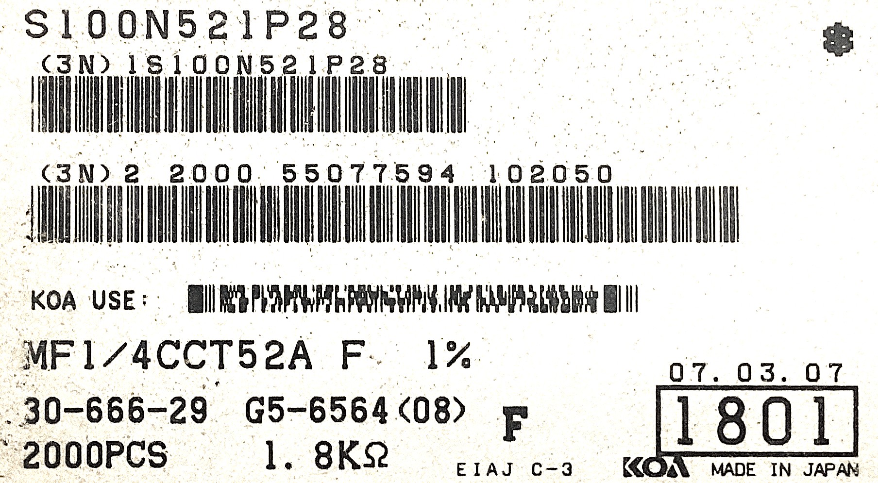 MF1/4CCT52A1801F
