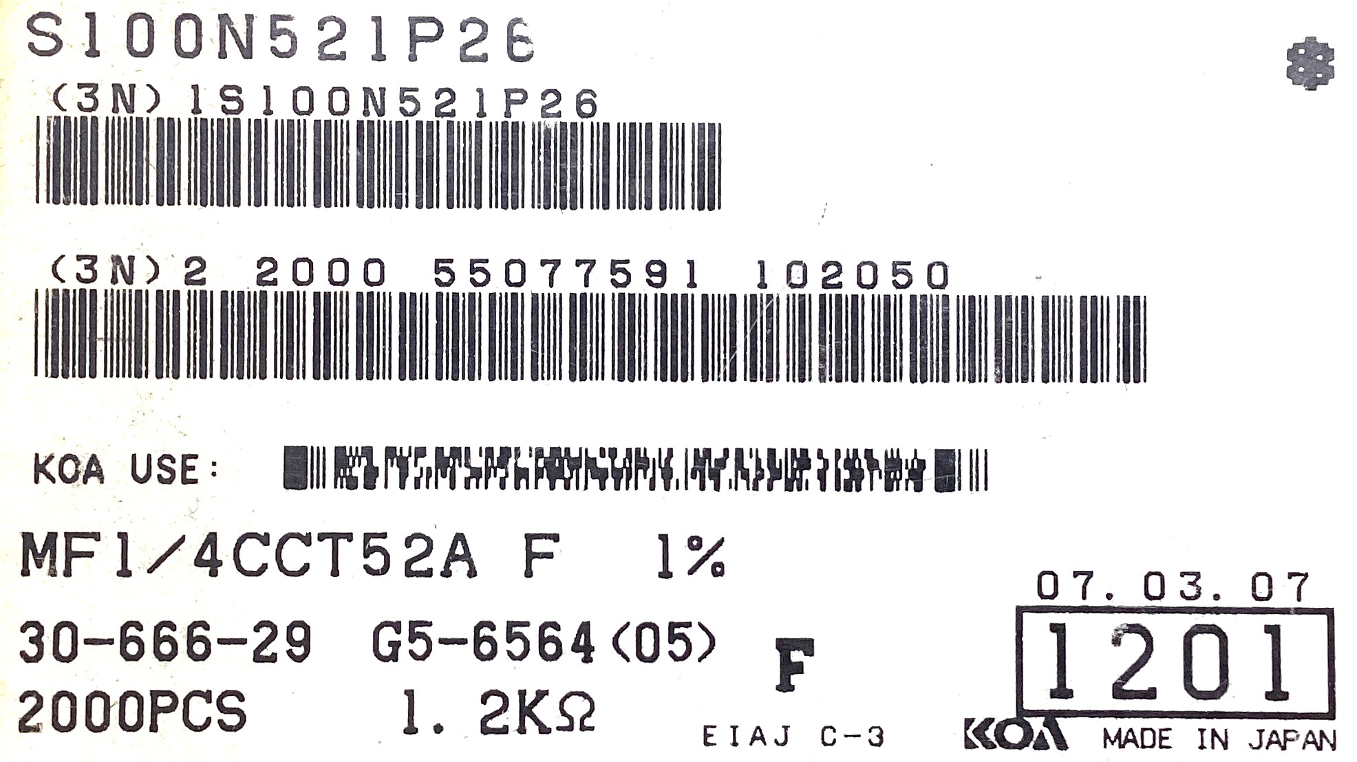 MF1/4CCT52A1201F