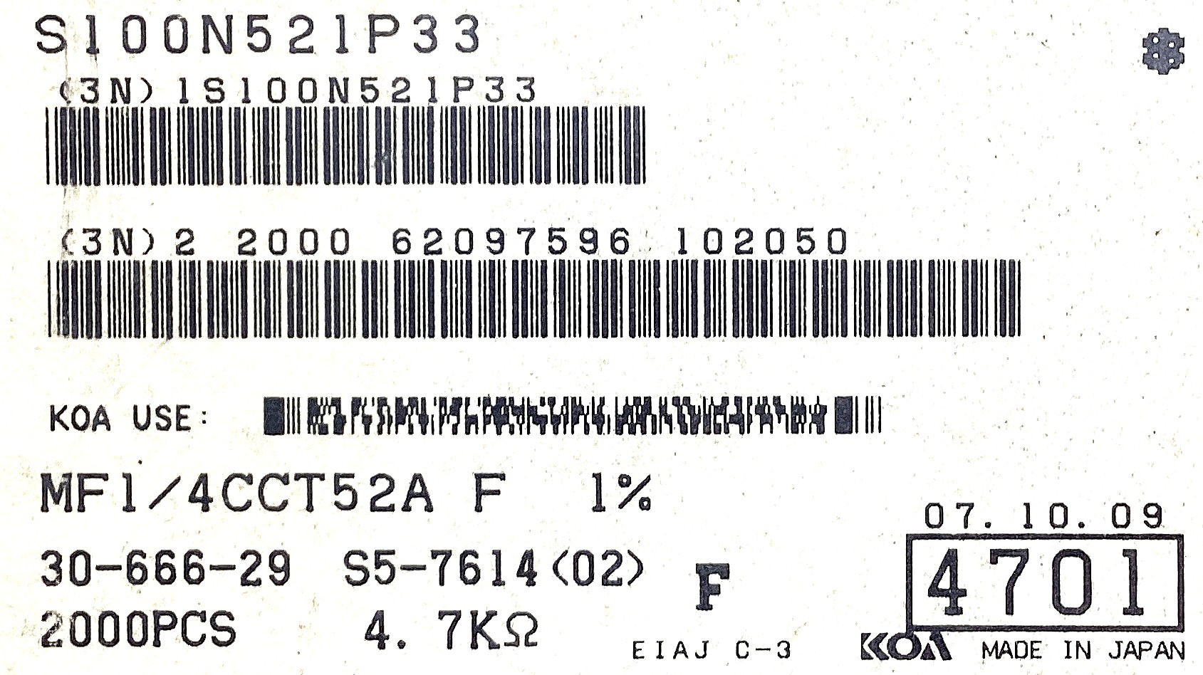 MF1/4CCT52A4701F