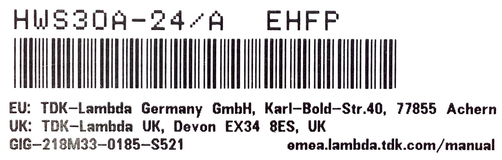 HWS30A-24/A