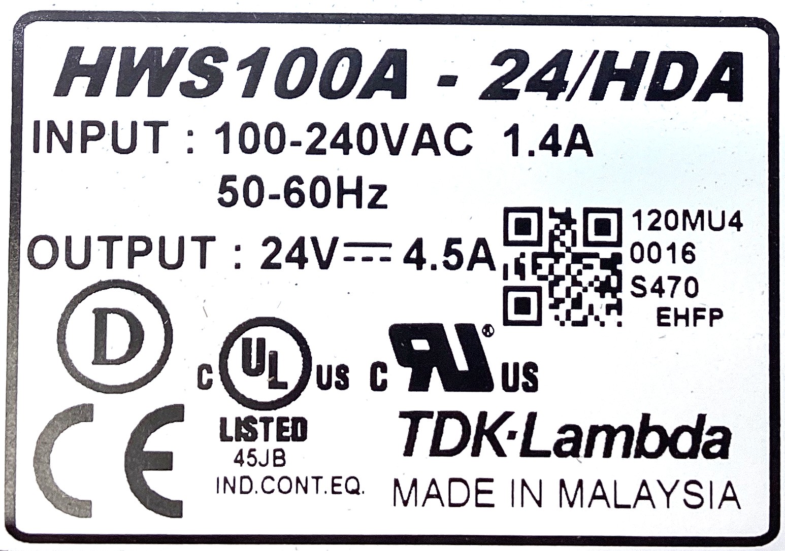 HWS100A-24/HDA