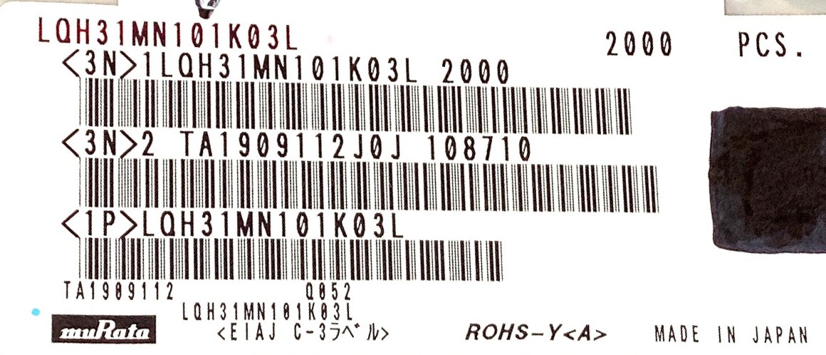 LQH31MN101K03L