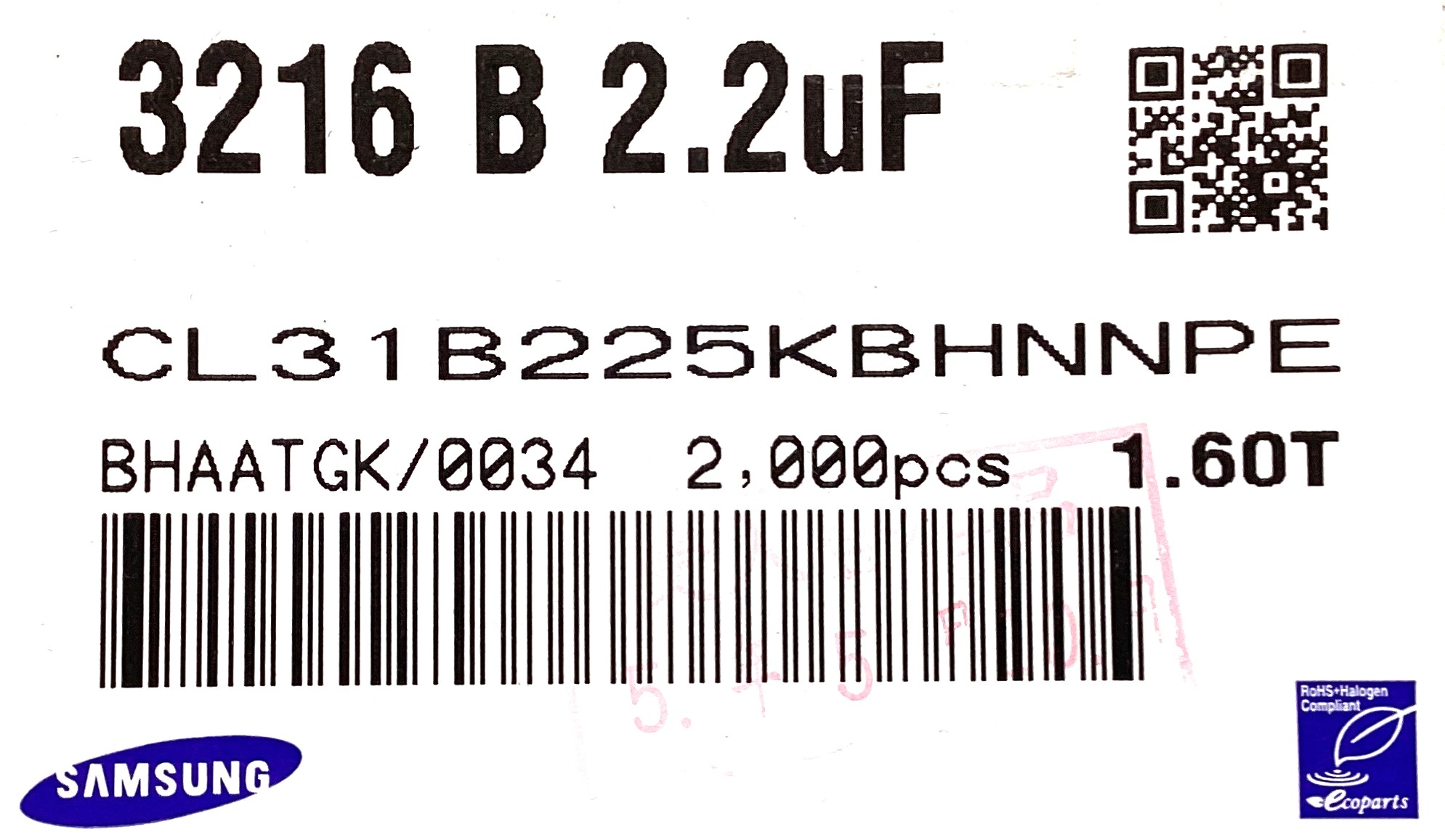 CL31B225KBHNNPE